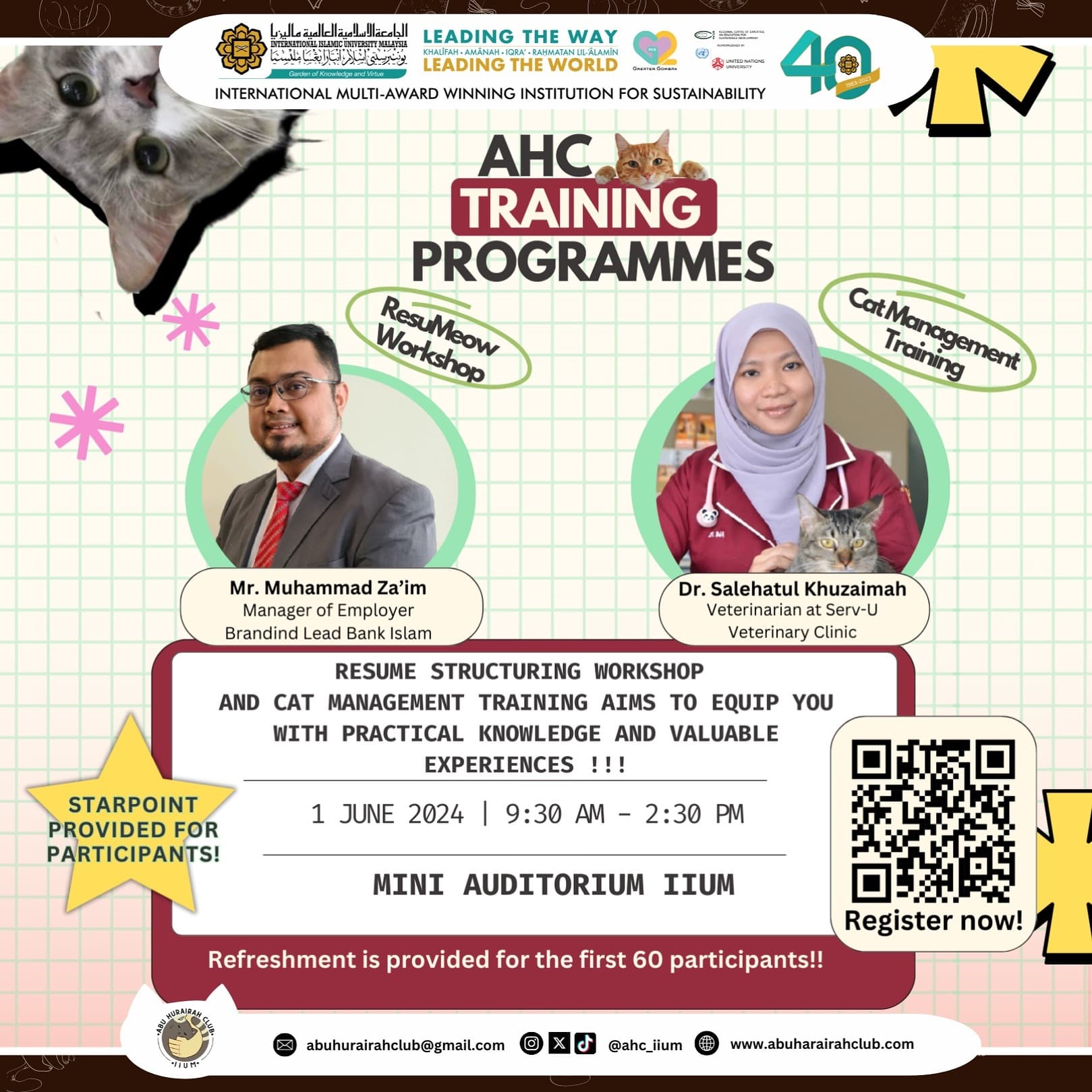 ResuMEOW Workshop and Cat Management Training